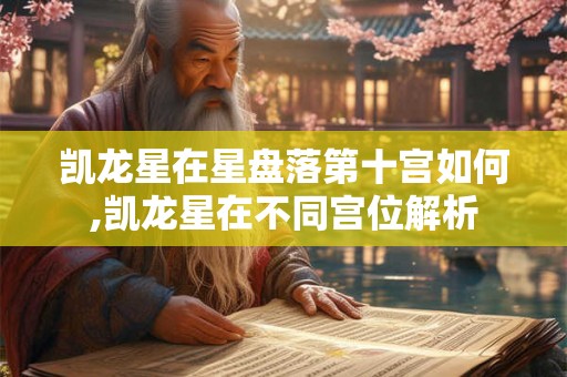 凯龙星在星盘落第十宫如何,凯龙星在不同宫位解析 凯龙星在星盘落第十宫如何,凯龙星在不同宫位解析