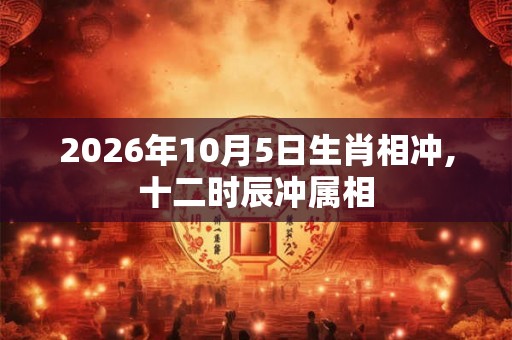 2026年10月5日生肖相冲,十二时辰冲属相
