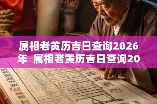 属相老黄历吉日查询2026年 属相老黄历吉日查询2026年 属相老黄历吉日查询2026年 属相老黄历吉日查询2026年