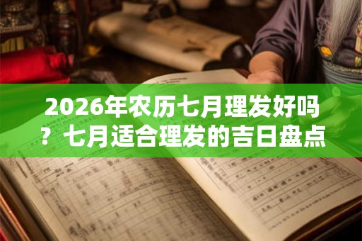 2026年农历七月理发好吗?七月适合理发的吉日盘点 2026年农历七月理发好吗?七月适合理发的吉日盘点