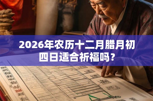 2026年农历十二月腊月初四日适合祈福吗？