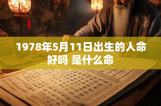 1978年5月11日出生的人命好吗 是什么命 1978年5月11日出生的人命好吗 是什么命