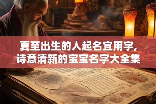 夏至出生的人起名宜用字,诗意清新的宝宝名字大全集 夏至出生的人起名宜用字,诗意清新的宝宝名字大全集