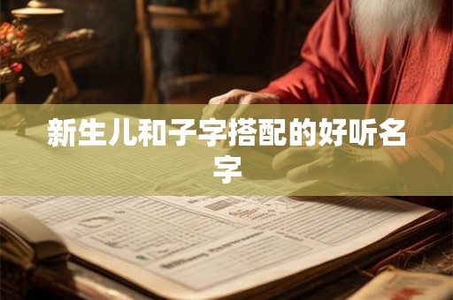 新生儿和子字搭配的好听名字