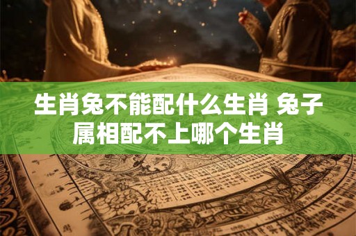 生肖兔不能配什么生肖 兔子属相配不上哪个生肖