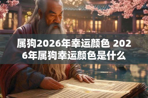 属狗2026年幸运颜色 2026年属狗幸运颜色是什么