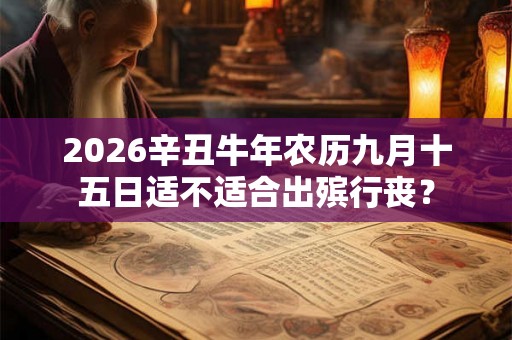 2026辛丑牛年农历九月十五日适不适合出殡行丧？