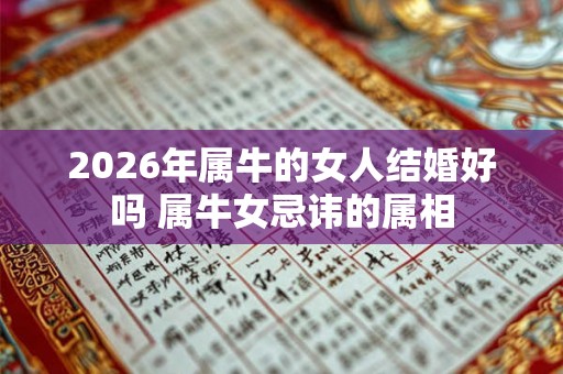 2026年属牛的女人结婚好吗 属牛女忌讳的属相