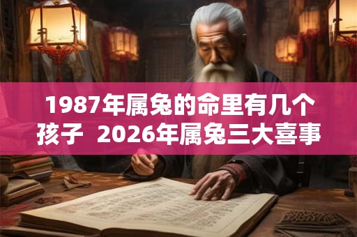 1987年属兔的命里有几个孩子  2026年属兔三大喜事
