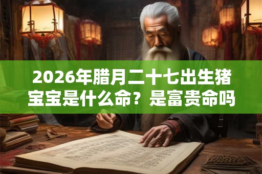 2026年腊月二十七出生猪宝宝是什么命？是富贵命吗？