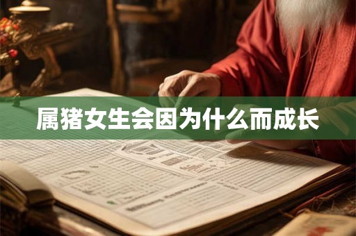 属猪女生会因为什么而成长