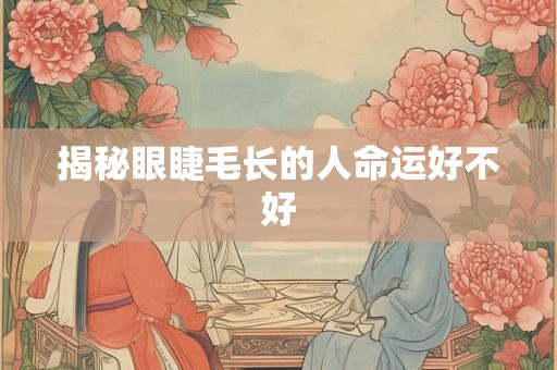 揭秘眼睫毛长的人命运好不好