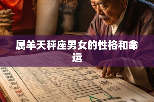 属羊天秤座男女的性格和命运