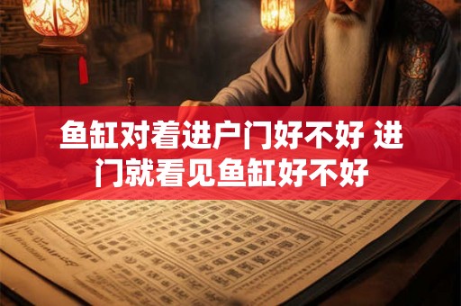 鱼缸对着进户门好不好 进门就看见鱼缸好不好