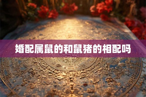 婚配属鼠的和鼠猪的相配吗