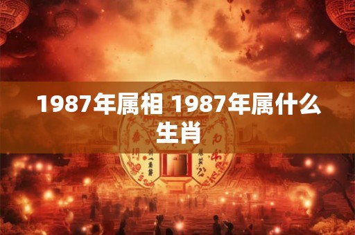 1987年属相 1987年属什么生肖
