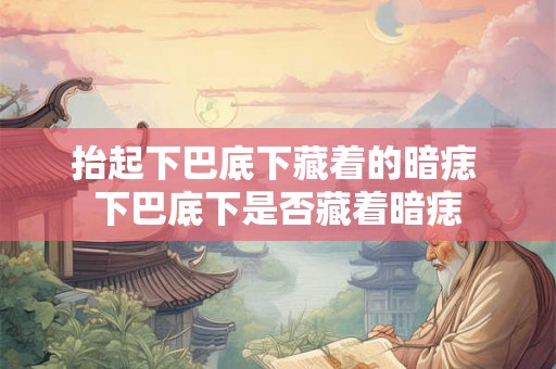 抬起下巴底下藏着的暗痣 下巴底下是否藏着暗痣