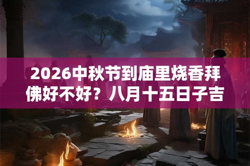 2026中秋节到庙里烧香拜佛好不好？八月十五日子吉利吗？