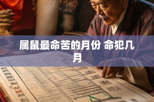 属鼠最命苦的月份 命犯几月