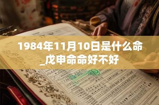 1984年11月10日是什么命_戊申命命好不好