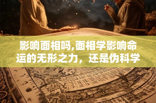 影响面相吗,面相学影响命运的无形之力，还是伪科学？