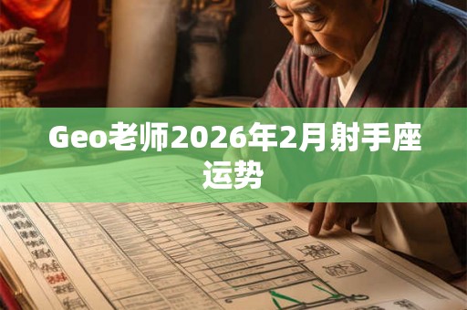 Geo老师2026年2月射手座运势