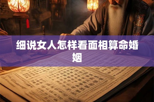 细说女人怎样看面相算命婚姻