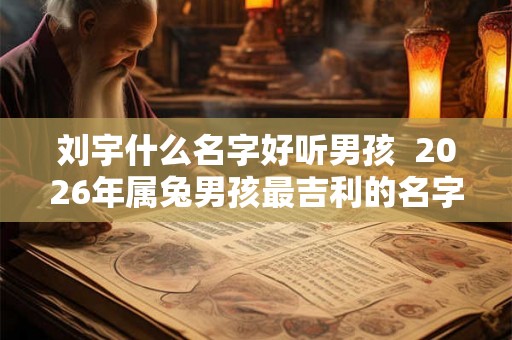 刘宇什么名字好听男孩  2026年属兔男孩最吉利的名字