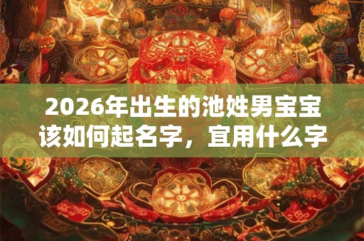 2026年出生的池姓男宝宝该如何起名字，宜用什么字。
