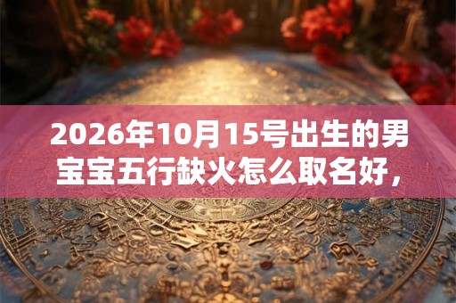 2026年10月15号出生的男宝宝五行缺火怎么取名好,该注意什么 2026年10月15号出生的男宝宝五行缺火怎么取名好,该注意什么