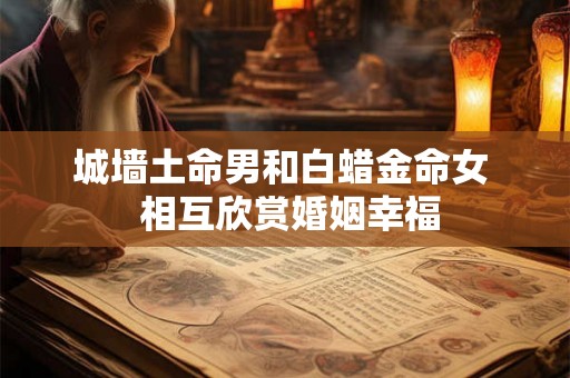 城墙土命男和白蜡金命女  相互欣赏婚姻幸福