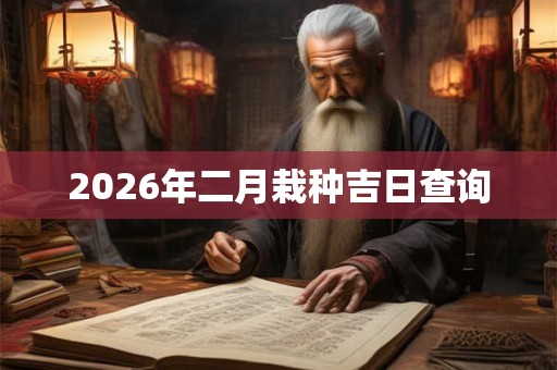 2026年二月栽种吉日查询 2026年二月栽种吉日查询