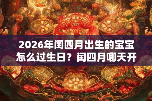 2026年闰四月出生的宝宝怎么过生日？闰四月哪天开始？