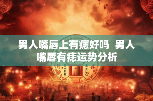 男人嘴唇上有痣好吗 男人嘴唇有痣运势分析 男人嘴唇上有痣好吗 男人嘴唇有痣运势分析