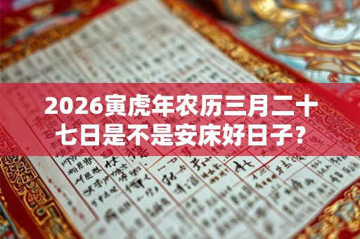 2026寅虎年农历三月二十七日是不是安床好日子? 2026寅虎年农历三月二十七日是不是安床好日子?