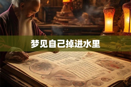 梦见自己掉进水里