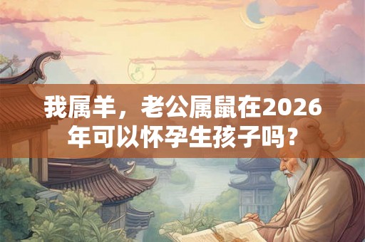 我属羊，老公属鼠在2026年可以怀孕生孩子吗？