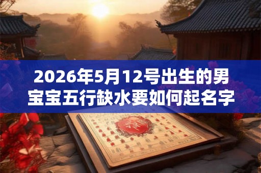 2026年5月12号出生的男宝宝五行缺水要如何起名字
