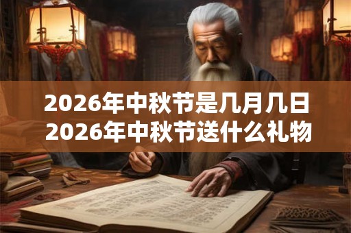 2026年中秋节是几月几日 2026年中秋节送什么礼物好