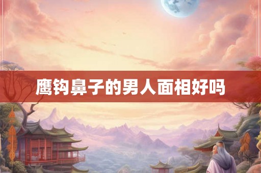 鹰钩鼻子的男人面相好吗