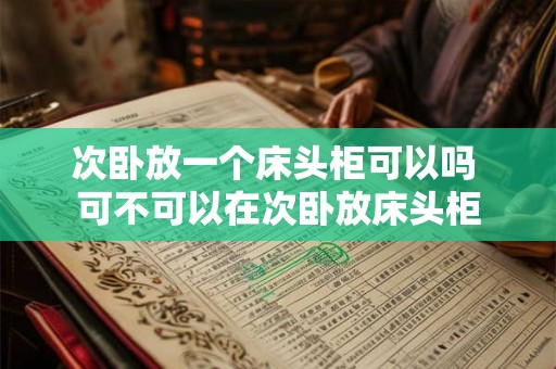 次卧放一个床头柜可以吗 可不可以在次卧放床头柜