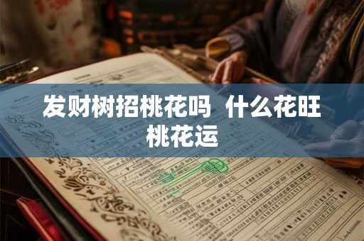 发财树招桃花吗  什么花旺桃花运