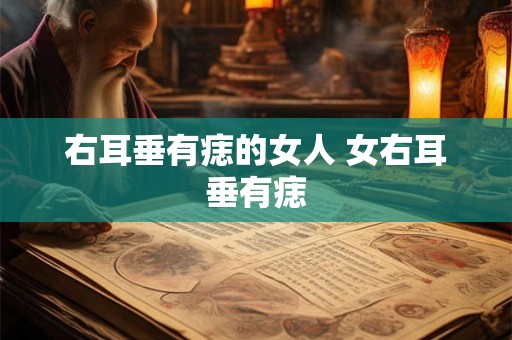 右耳垂有痣的女人 女右耳垂有痣