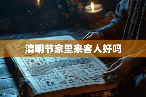 清明节家里来客人好吗