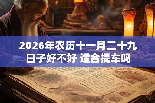 2026年农历十一月二十九日子好不好 适合提车吗
