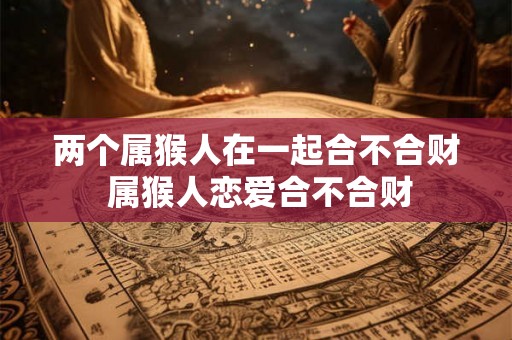 两个属猴人在一起合不合财 属猴人恋爱合不合财