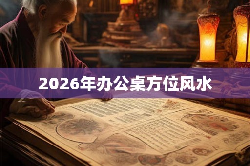 2026年办公桌方位风水