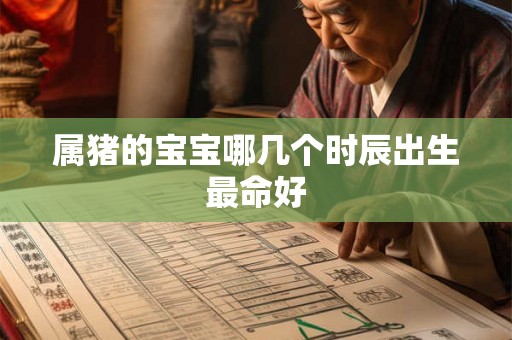 属猪的宝宝哪几个时辰出生最命好 属猪的宝宝哪几个时辰出生最命好