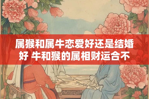 属猴和属牛恋爱好还是结婚好 牛和猴的属相财运合不合
