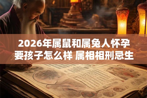 2026年属鼠和属兔人怀孕要孩子怎么样 属相相刑忌生子